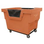 Royal Basket 26.5 cu ft. Mail Truck Standard, Orange
